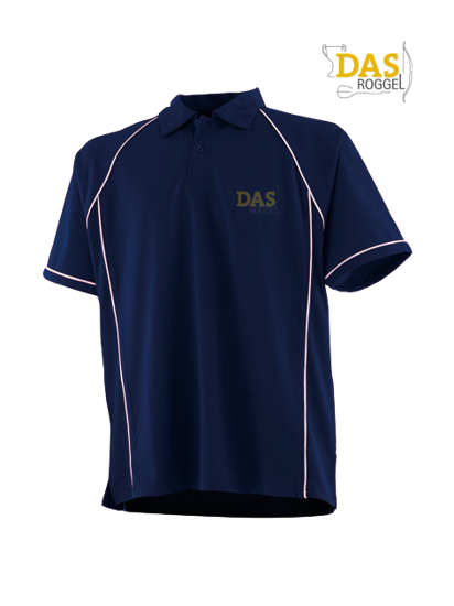 Picture of Polo Shirt  FH370 Performance Navy-White