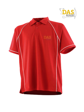 Picture of Polo Shirt  FH370 Performance Red-White