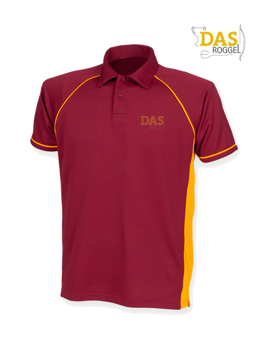 Picture of Polo Shirt  FH370 Performance Maroon-Amber