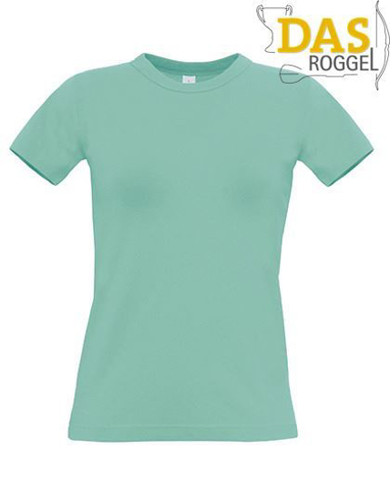 T-Shirt B&C 190 Women Pixel Turquoise 