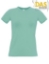 T-Shirt B&C 190 Women Pixel Turquoise 