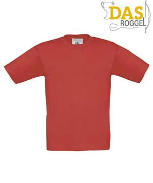 T-Shirt B&C 190 Kids Red