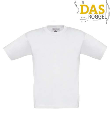 T-Shirt B&C 190 Kids White 