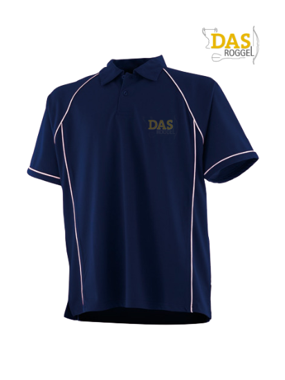 Image de Polo Shirt  FH370 Performance Navy-White