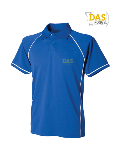 Bild von Polo Shirt  FH370 Performance Royal-White