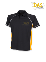 Afbeeldingen van Polo Shirt  FH370 Performance Black-Amber