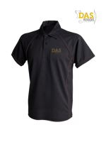 Afbeeldingen van Polo Shirt  FH370 Performance Black-Black