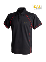 Afbeeldingen van Polo Shirt  FH370 Performance Black-Red