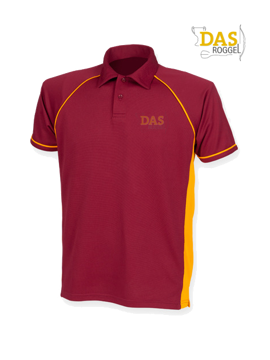 Picture of Polo Shirt  FH370 Performance Maroon-Amber