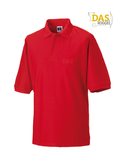 Bild von Polo Shirt Classic Z539 65-35% Bright-Red