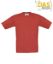T-Shirt B&C 190 Kids Red