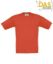 T-Shirt B&C 190 Kids Sunset Orange
