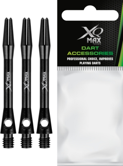 Image de XQMAX ALUMINIUM DART SHAFTS BLACK
