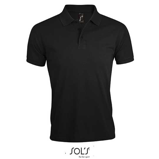 Afbeelding van Sol's Men's Polo Shirt Prime Black